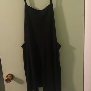 Black midi dress